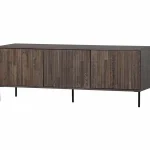 Fashion WOOOD New Gravure Tv Meubel 150 Cm Essen Fineer Espresso