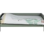New WOOOD Nikki Bedbank Grenen (excl. Lade) Jadegroen