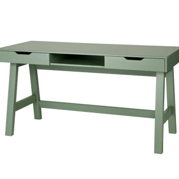 Clearance WOOOD Nikki Bureau Grenen Jadegroen