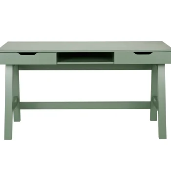 Clearance WOOOD Nikki Bureau Grenen Jadegroen