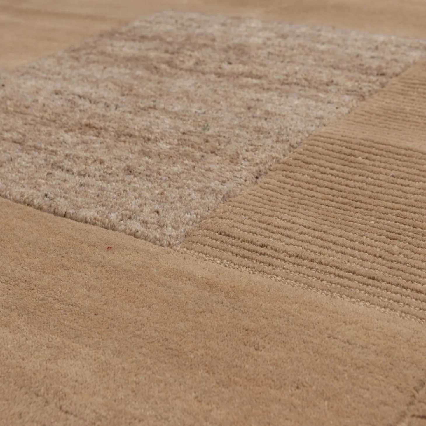 noven-handgeweven-vloerkleed-w-xvRDDRPm-3.webp Online WOOOD Noven Handgeweven Vloerkleed Wol/katoen Zand 170x240 Cm