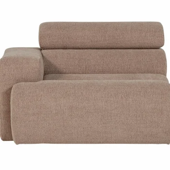 Online WOOOD Novi 1-zits Element Arm Links Bouclé Taupe