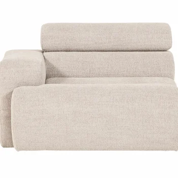 Clearance WOOOD Novi 1-zits Element Arm Links Bouclé Naturel