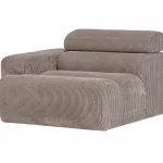 Outlet WOOOD Novi 1-zits Element Arm Links Ribstof Zand