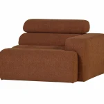 Hot WOOOD Novi 1-zits Element Arm Rechts Bouclé Terra