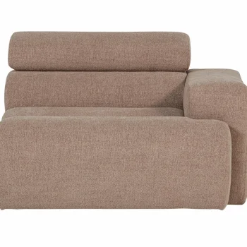 Fashion WOOOD Novi 1-zits Element Arm Rechts Bouclé Taupe
