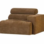 Hot WOOOD Novi 1-zits Element Arm Rechts Karamelbruin Melange Karamel Melange