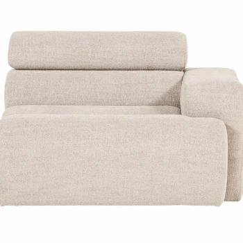 Discount WOOOD Novi 1-zits Element Arm Rechts Bouclé Naturel