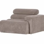 Sale WOOOD Novi 1-zits Element Arm Rechts Ribstof Zand