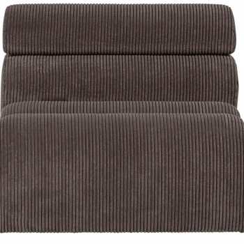 Hot WOOOD Novi 1-zits Element Ribstof Grijsbruin Grijs/bruin