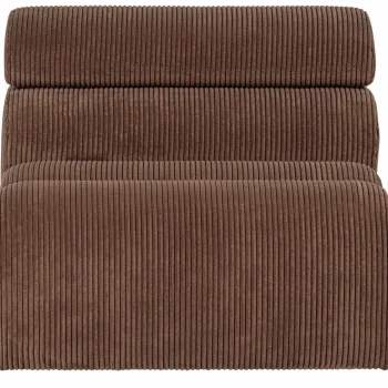 Clearance WOOOD Novi 1-zits Element Ribstof Mokkabruin