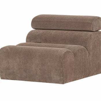 Discount WOOOD Novi 1-zits Element Ribstof Taupe