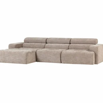 Outlet WOOOD Novi Chaise Longue Bank Links Naturel Melange