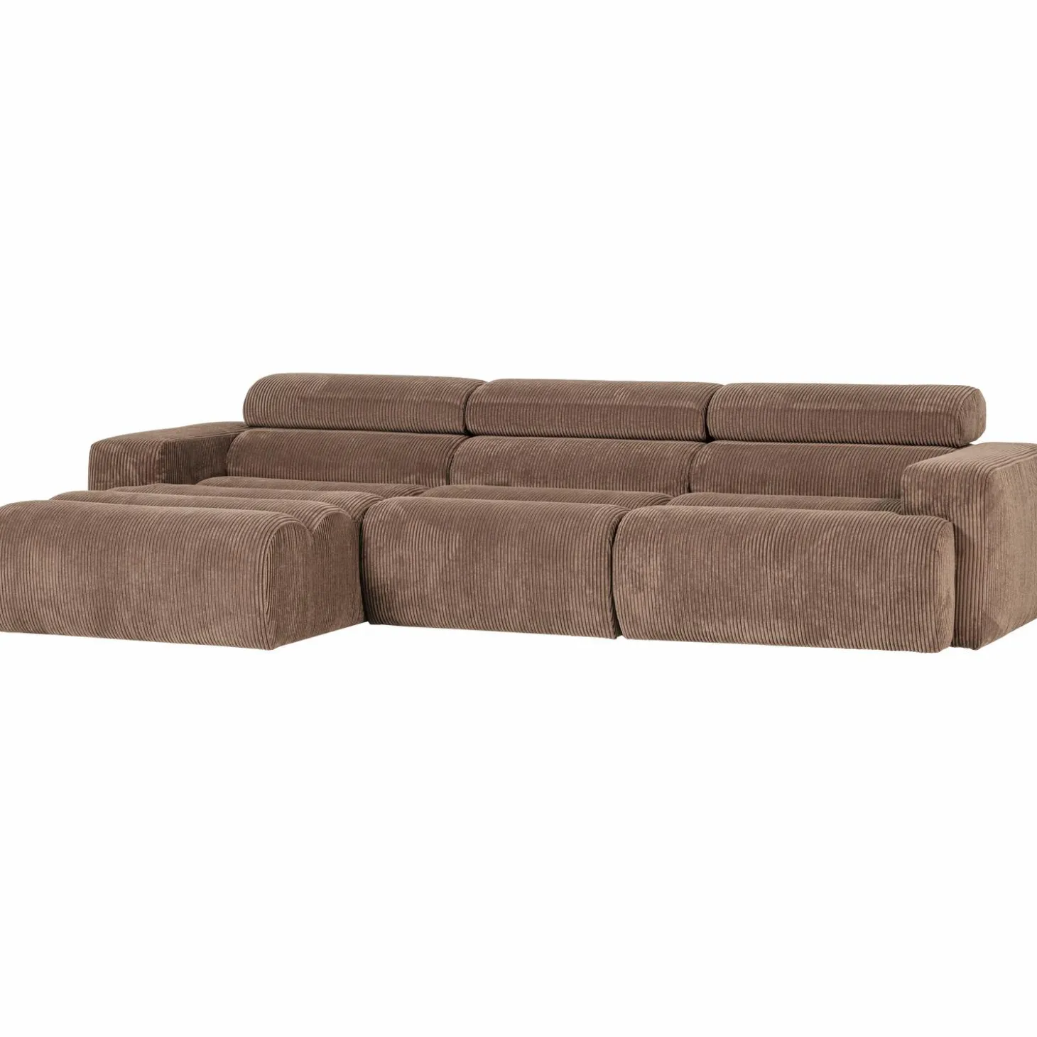 novi-chaise-longue-bank-links-JaNchdYe-0.webp Sale WOOOD Novi Chaise Longue Bank Links Ribstof Taupe