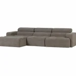 Discount WOOOD Novi Chaise Longue Bank Links Grijs Melange