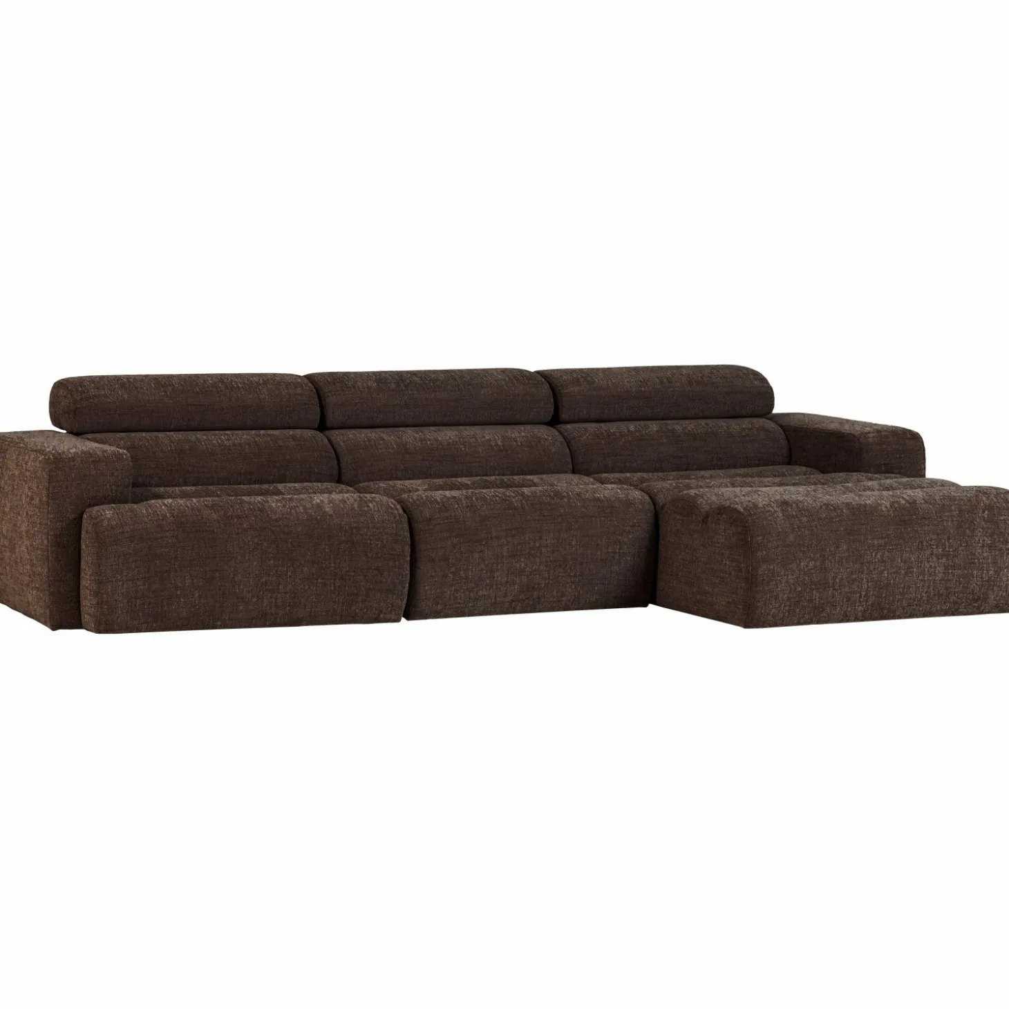 novi-chaise-longue-bank-rechts-ljelETvP-0.webp Sale WOOOD Novi Chaise Longue Bank Rechts Donkerbruin Melange