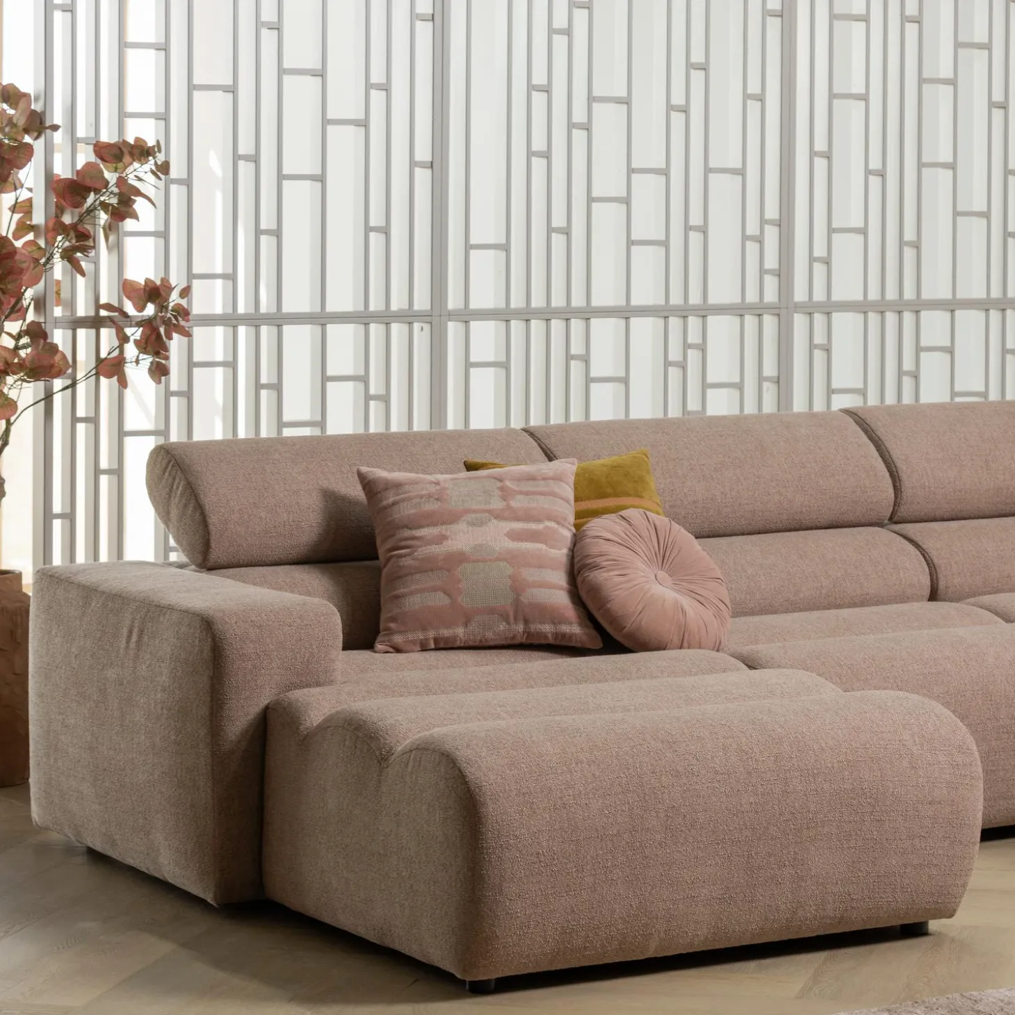 novi-chaise-longue-element-arm-OFcVGygO-3.webp Best WOOOD Novi Chaise Longue Element Arm Links Bouclé Taupe