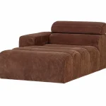 Discount WOOOD Novi Chaise Longue Element Arm Links Ribstof Terra