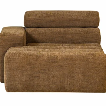 Sale WOOOD Novi Chaise Longue Element Arm Links Karamelbruin Melange Karamel Melange