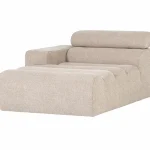 Sale WOOOD Novi Chaise Longue Element Arm Links Bouclé Naturel