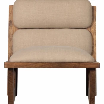 Fashion WOOOD Opulent Fauteuil Bouclé/hout Naturel