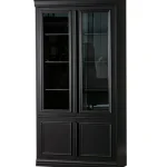 Best WOOOD Organize Vitrinekast 44 Cm Grenen Matzwart