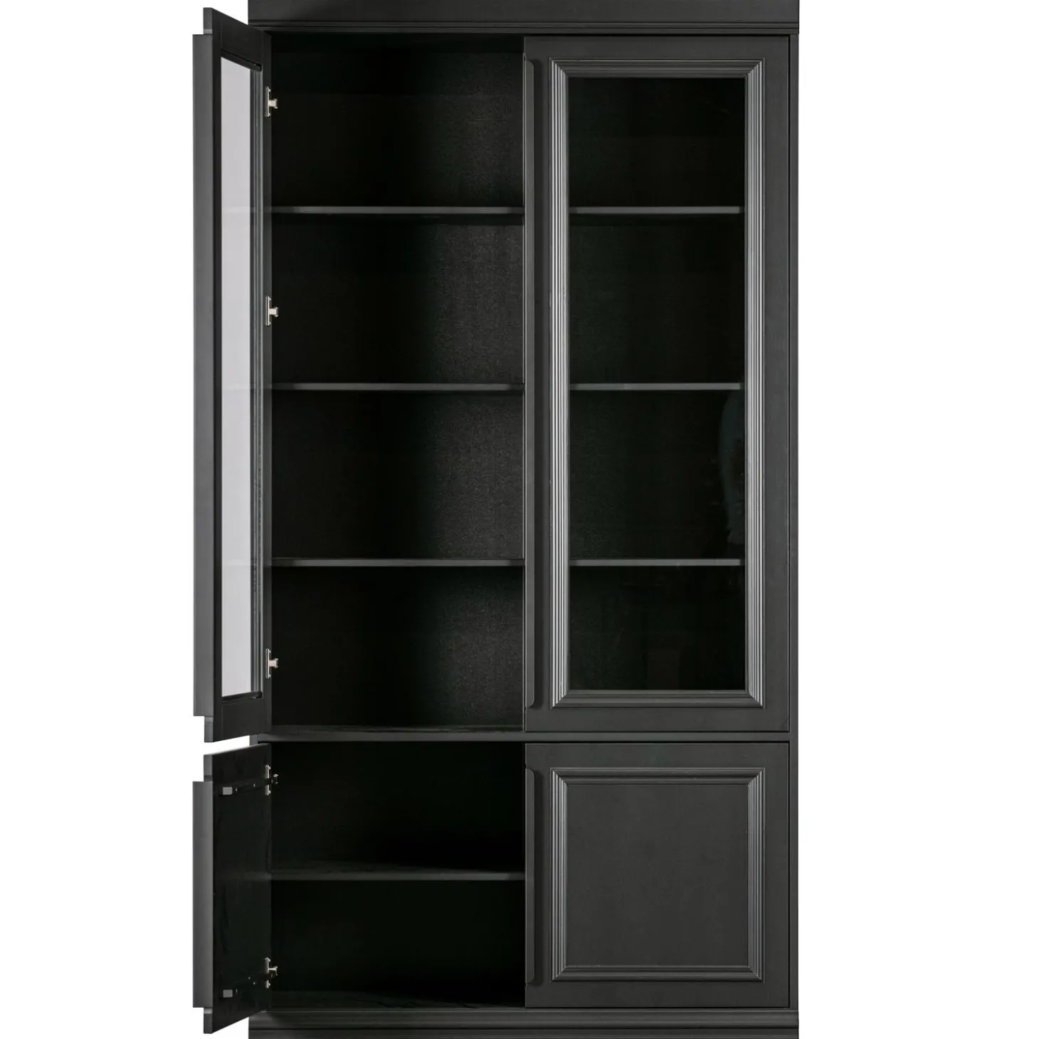 organize-vitrinekast-44-cm-gre-CpjhcTeH-3.webp Best WOOOD Organize Vitrinekast 44 Cm Grenen Matzwart