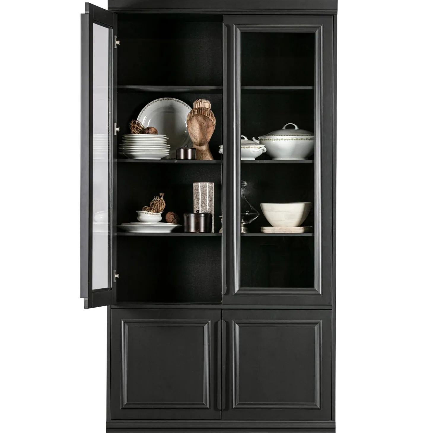 organize-vitrinekast-44-cm-gre-CpjhcTeH-5.webp Best WOOOD Organize Vitrinekast 44 Cm Grenen Matzwart