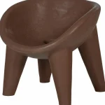 Outlet WOOOD Orio Tuin Loungestoel Vezelversterkte Polymeer Rood/bruin