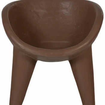 Outlet WOOOD Orio Tuin Loungestoel Vezelversterkte Polymeer Rood/bruin