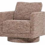 Fashion WOOOD Oska Draaifauteuil Bruin Melange