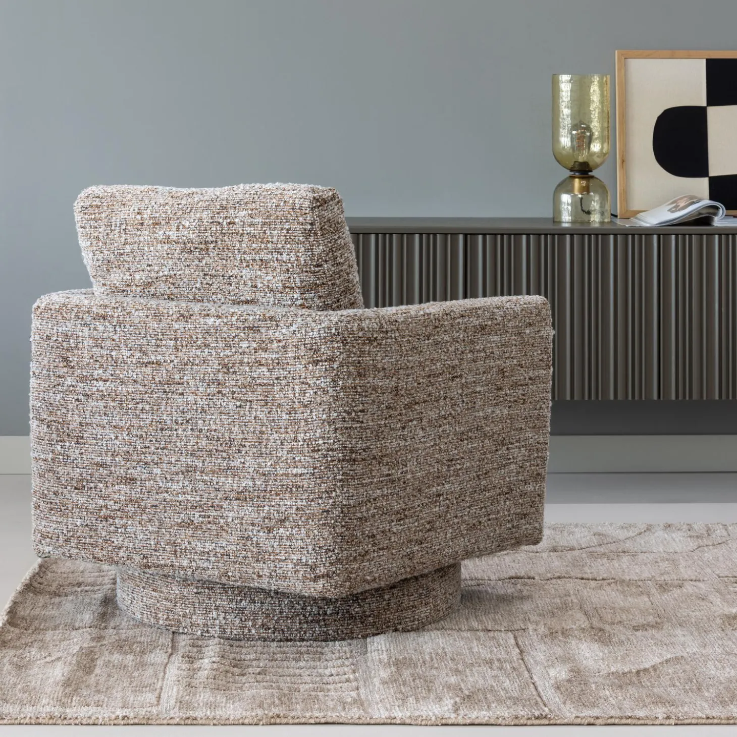 oska-draaifauteuil-bruin-melan-UEFLiIKg-3.webp Fashion WOOOD Oska Draaifauteuil Bruin Melange