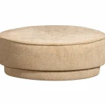 Fashion WOOOD Pearl XL Poef Butter Melange Boter Melange