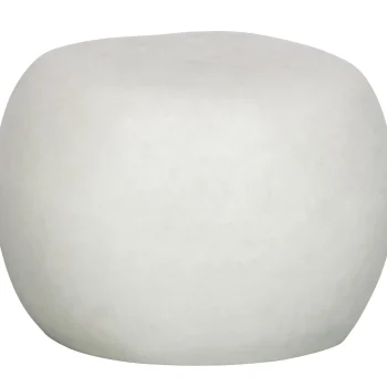 Sale WOOOD Pebble Bijzettafel Betonlook 35xø50 Wit