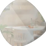 Hot WOOOD Philou Spiegel Zwart 60x59 Cm