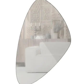 Fashion WOOOD Philou Spiegel 80x50 Cm Zwart