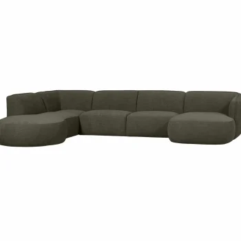 Sale WOOOD Polly Bank U-vorm Links Warm Groen