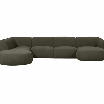 Sale WOOOD Polly Bank U-vorm Links Warm Groen