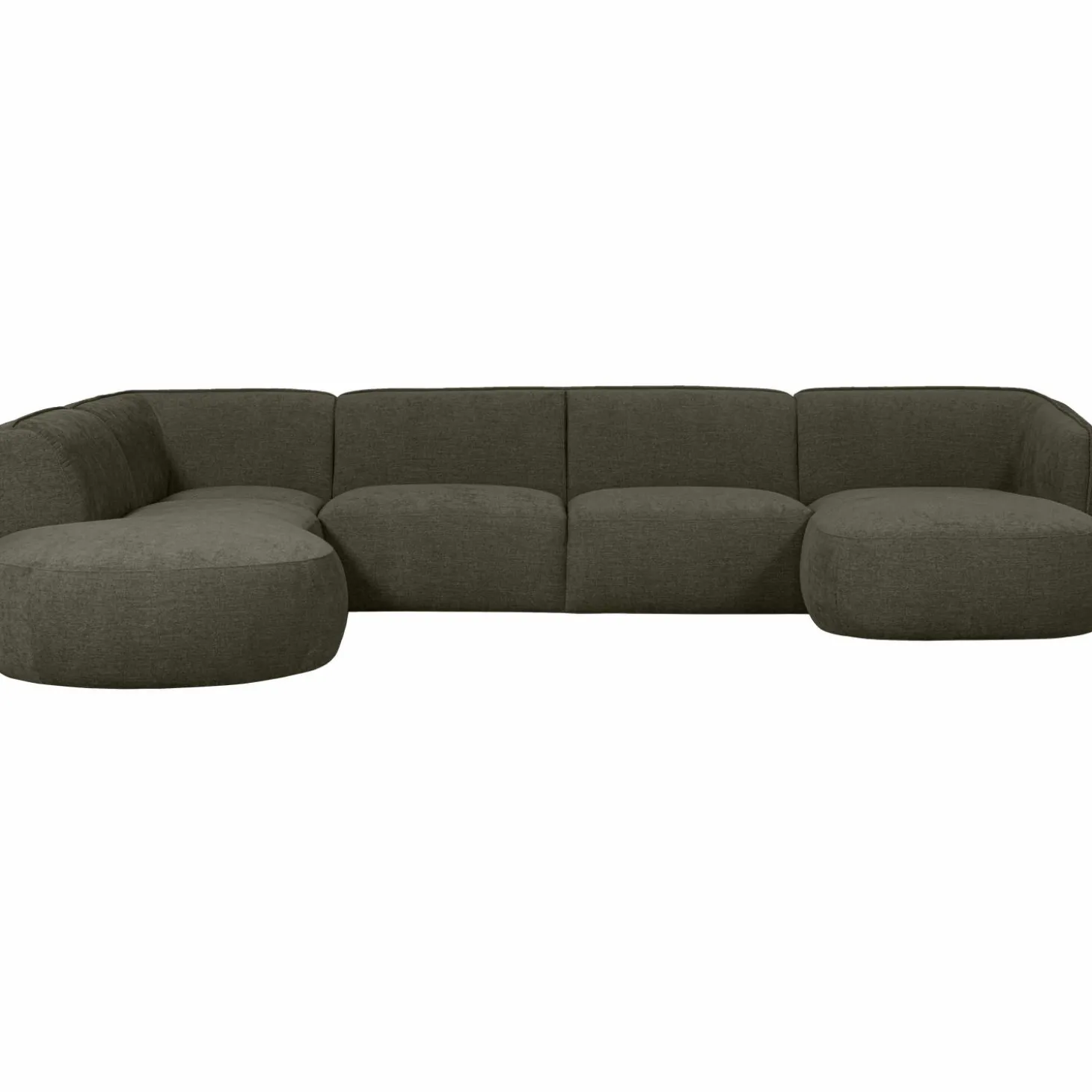 polly-bank-u-vorm-links-warm-g-eTemDfnc-1.webp Sale WOOOD Polly Bank U-vorm Links Warm Groen