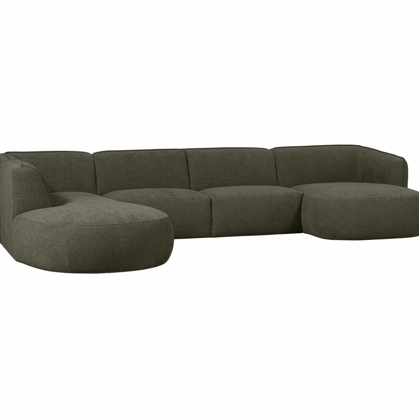 polly-bank-u-vorm-links-warm-g-eTemDfnc-2.webp Sale WOOOD Polly Bank U-vorm Links Warm Groen