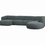 Discount WOOOD Polly Bank U-vorm Rechts Blauw/groen