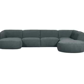 Discount WOOOD Polly Bank U-vorm Rechts Blauw/groen