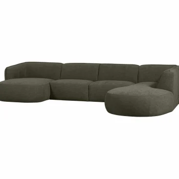 Discount WOOOD Polly Bank U-vorm Rechts Warm Groen