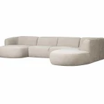 New WOOOD Polly Bank U-vorm Rechts Zand