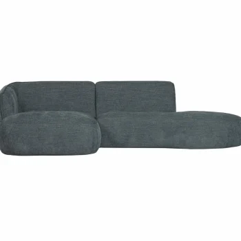 Best WOOOD Polly Chaise Longue Links Blauw/groen