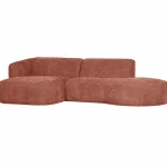 Clearance WOOOD Polly Chaise Longue Links Roze