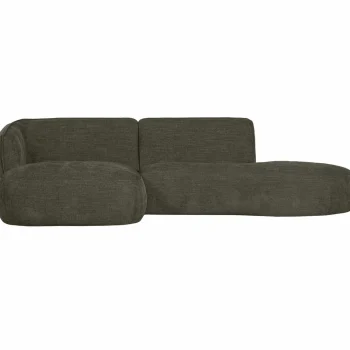 Sale WOOOD Polly Chaise Longue Links Warm Groen