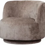 Sale WOOOD Popular Draaifauteuil Taupe