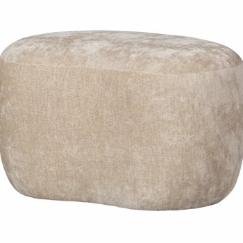 Fashion WOOOD Popular Organische Poef Naturel