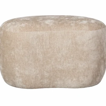 Fashion WOOOD Popular Organische Poef Naturel